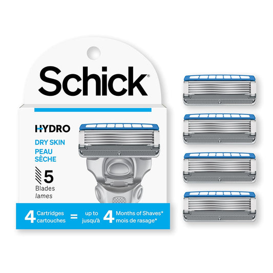 Hydro 5 Sense Hydrate Razor Refills for Men, 4 Count (Pack of 1)