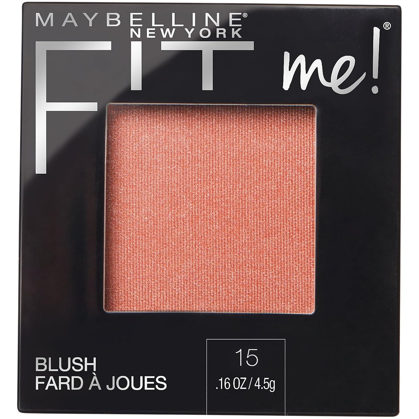 Fit Me Powder Blush, Lightweight, Smooth, Blendable, Long-Lasting All-Day Face Enhancing Makeup Color, Rose, 1 Count