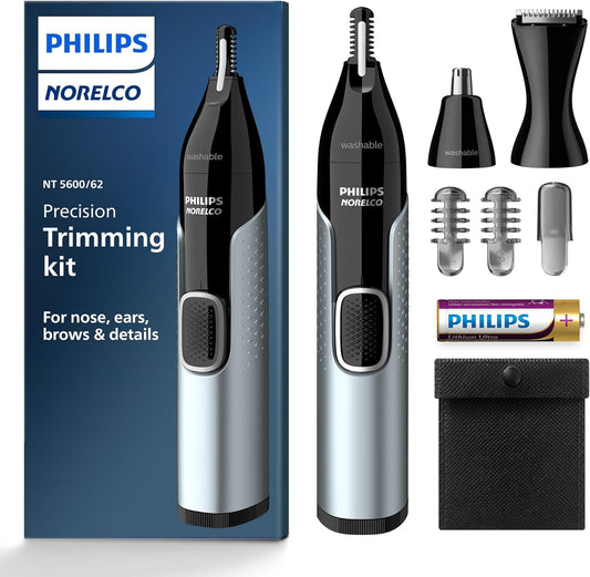 Nose Trimmer 5000 for Nose, Ears, Eyebrows Trimming Kit, NT5600/62