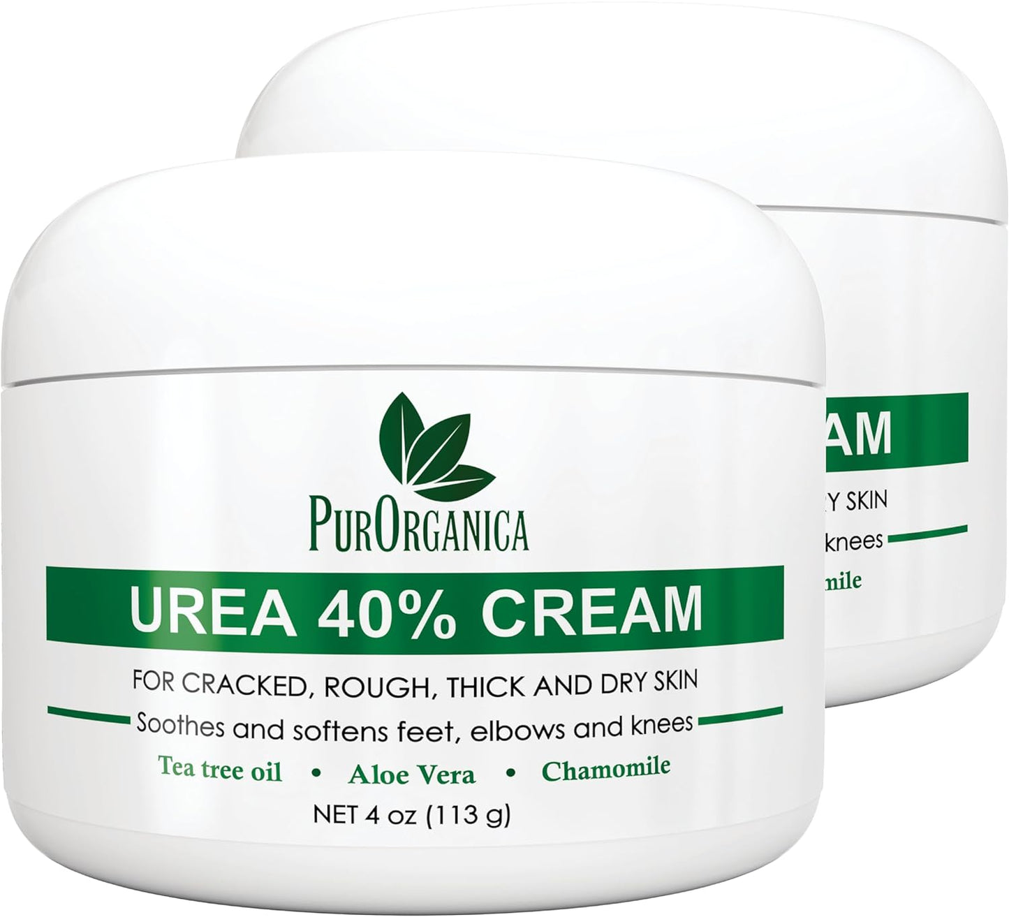 Urea 40% Cream – Made in USA – Foot Cream for Thick, Cracked, Rough, Dead & Dry Skin - Corn, Callus and Dead Skin Remover, Toenail Softener, Moisturizer for Feet, Elbows, Hands and Knees