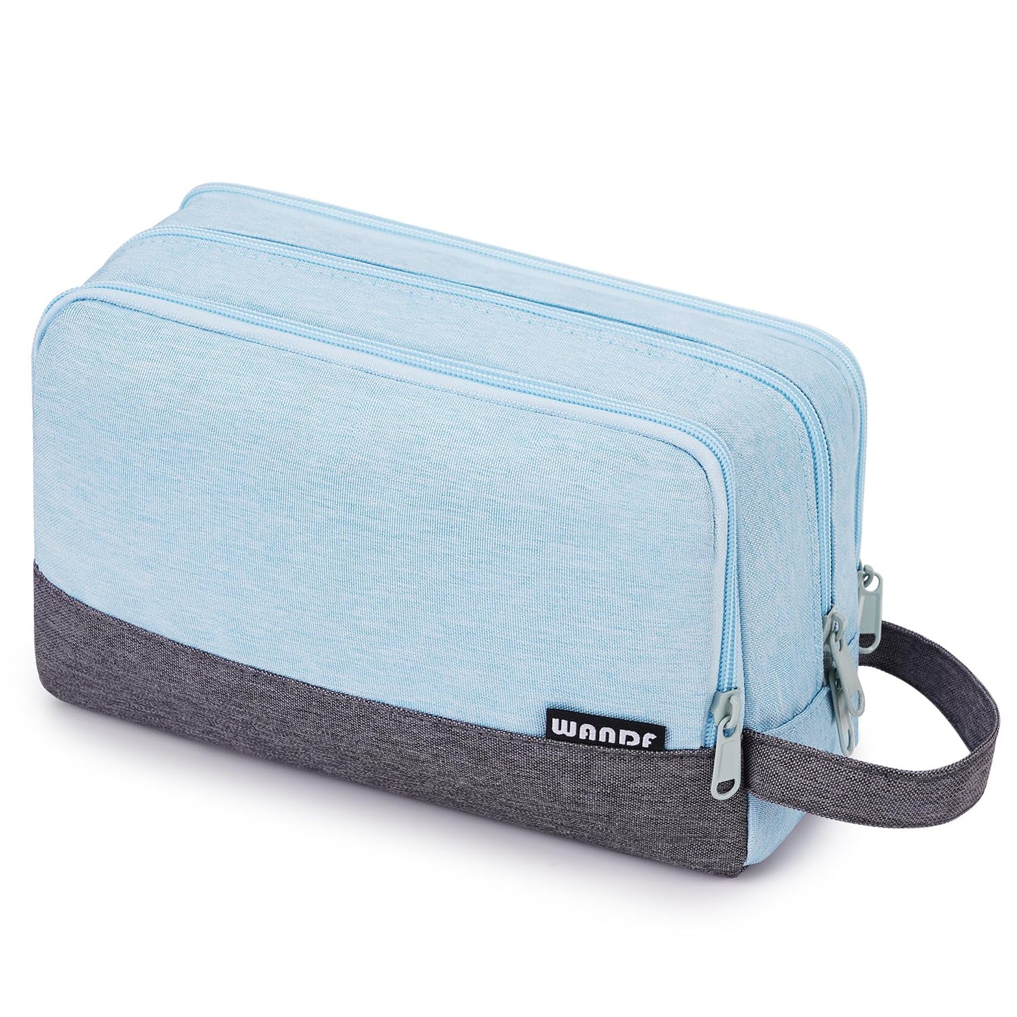 Toiletry Bag for Men Hanging Dopp Kit Water Resistant Shaving Bag Small Toiletry Bag for Traveling (Denim Grey)