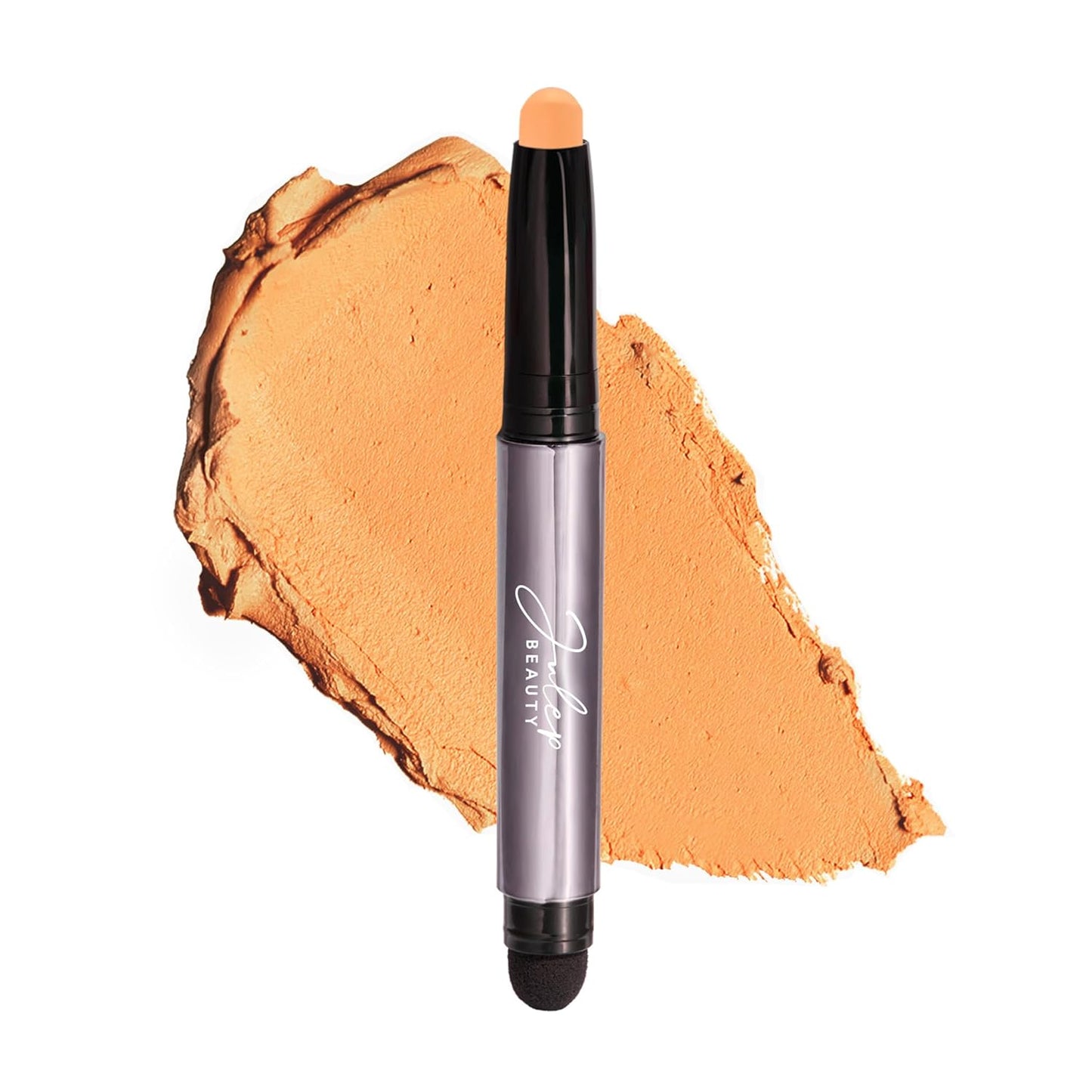 Eyeshadow 101 Crème-To-Powder Waterproof Eyeshadow Stick – Champagne Shimmer – Long-Lasting, Crease-Proof, Medium Golden-Beige Shimmer Cream Eyeshadow with Built-In Smudger