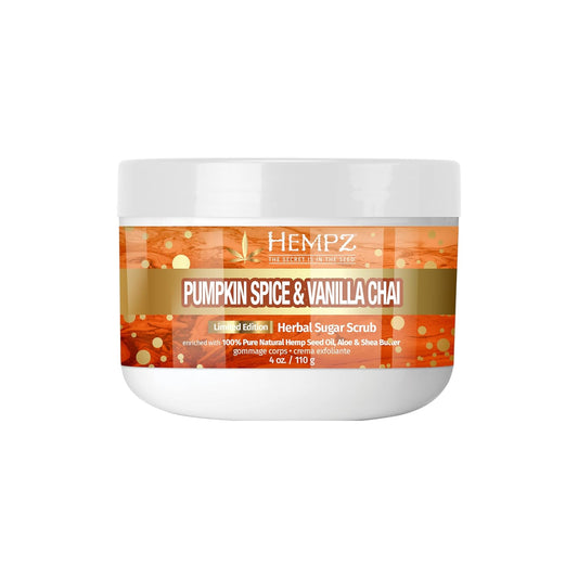 Limited Edition Pumpkin Spice & Vanilla Chai Sugar Body Scrub 4 Oz