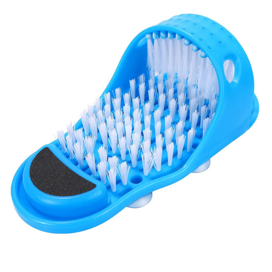 Simple Feet Cleaner, Magic Foot Scrubber,Exfoliating Easy Feet Cleaning Brush,Feet Washer Foot Shower Spa Massager Slippers for Unisex Adults