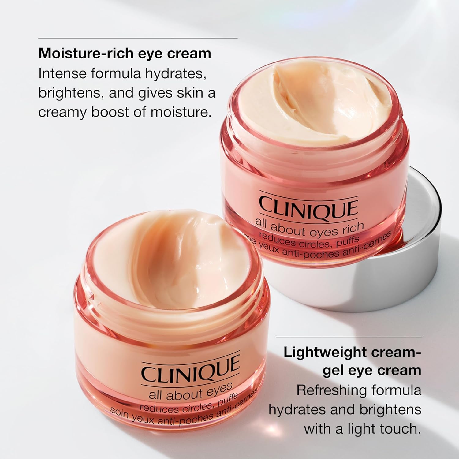 All about Eyes Lightweight Eye Cream with Vitamin C | Hydrating, Brightening, Depuffing + Dark Circle Reducing