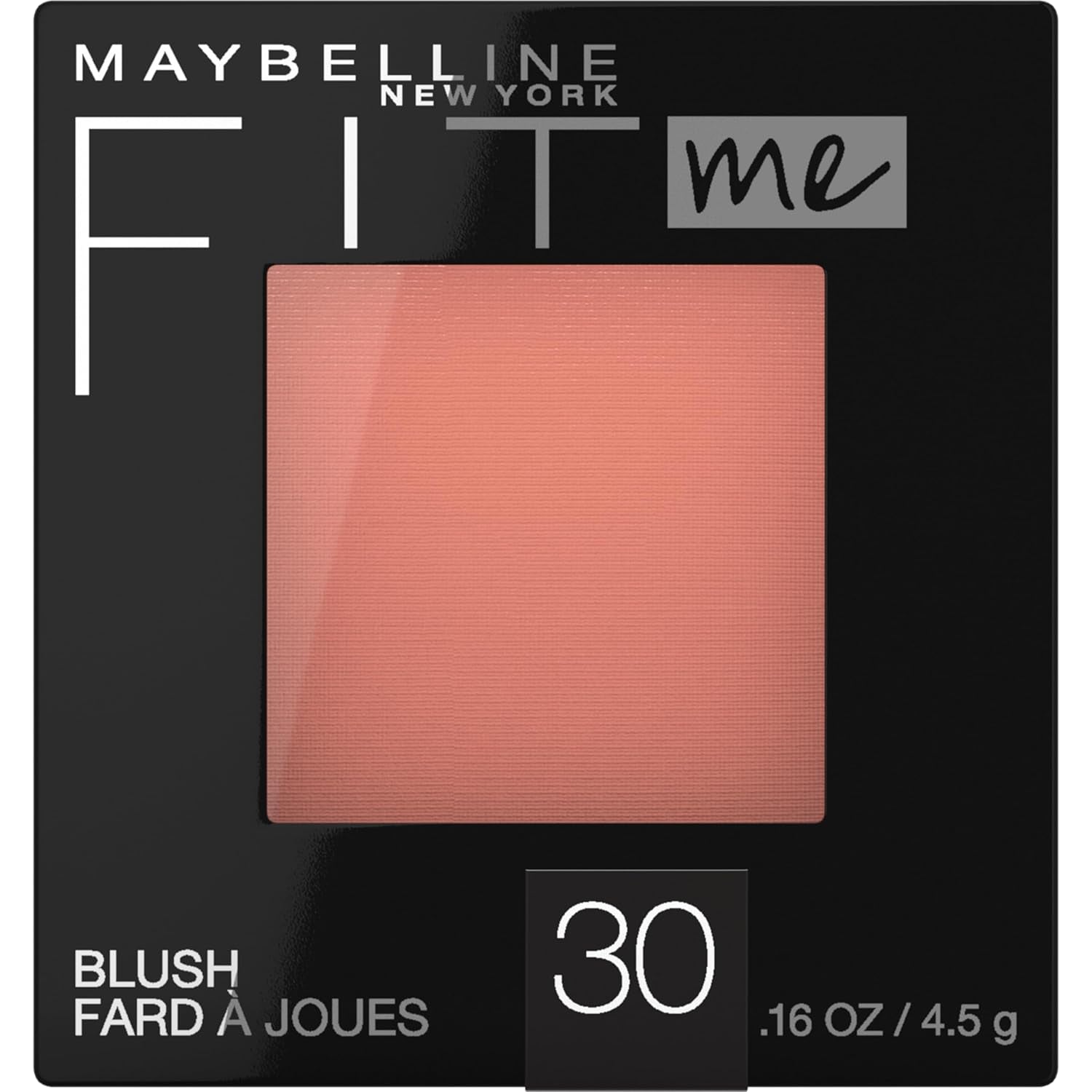 Fit Me Powder Blush, Lightweight, Smooth, Blendable, Long-Lasting All-Day Face Enhancing Makeup Color, Rose, 1 Count