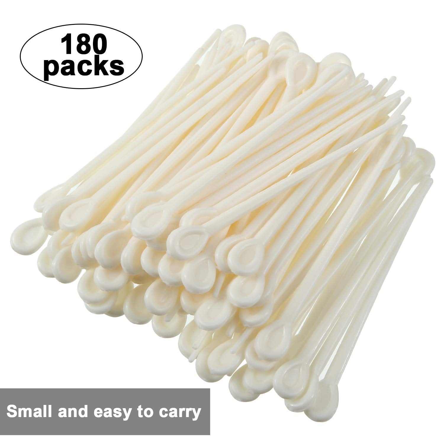 180 Pieces Brush Roller Pick Plastic Roller Pick Hair Curler Pin for Hair Curling Styling Accessories Present(Null)