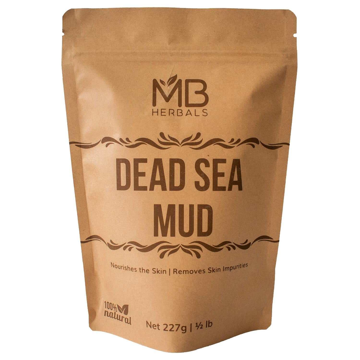 Dead Sea Mud 227 Gram | Half Pound | Nourishes Exfoliates Softens & Detoxify the Skin | DRY CLAY POWDER