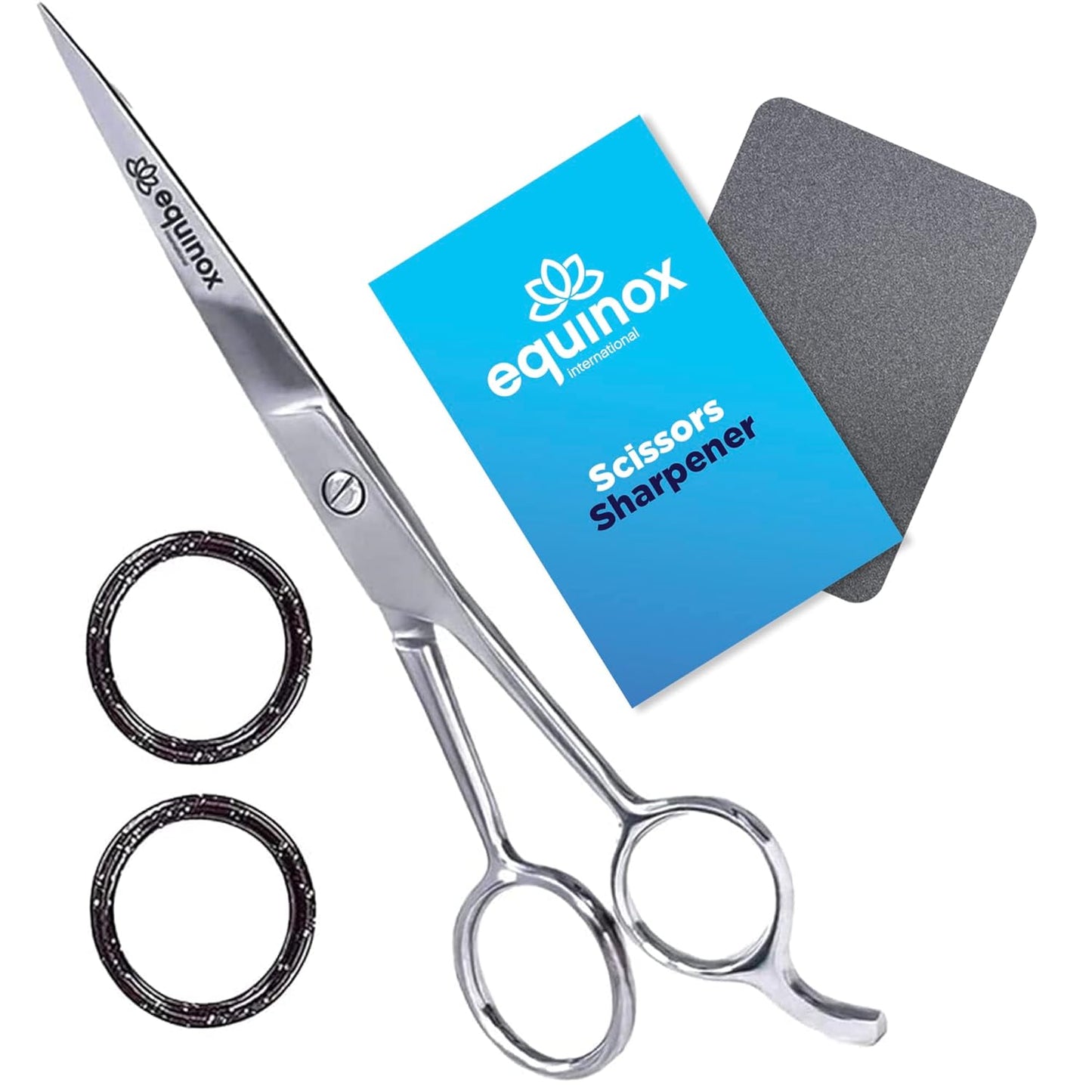 Equinox Razor Edge Series Professional Hair Scissors - 6.5” Premium Japanese Stainless Steel Hair Cutting Scissors, Hair Shears, Hair Razors for Hair Cutting, Barber Accessories & Hair Salon Supplies