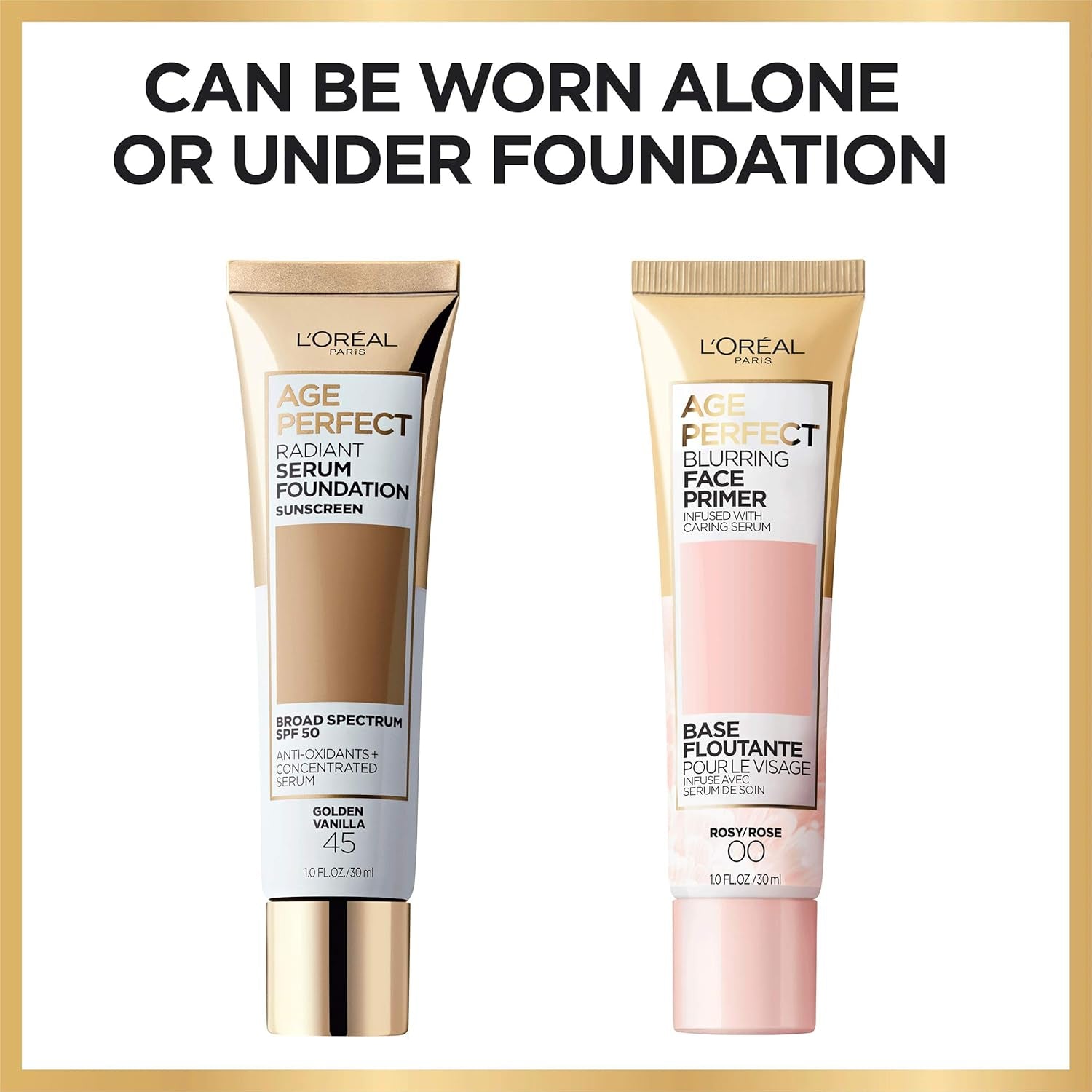 L’Oréal Paris Age Perfect Face Blurring Primer Infused with Caring Serum Smoothes Liners and Pores