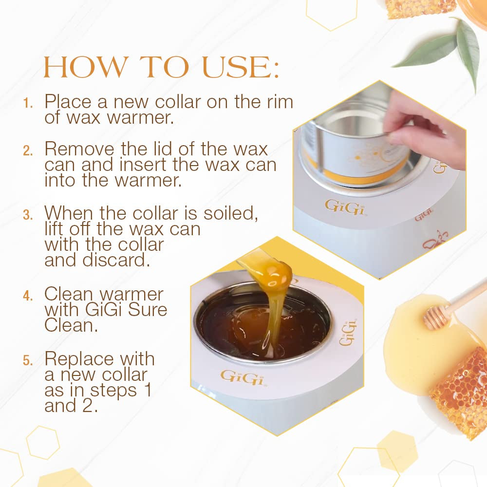 Clean Collars for 14-Ounce Wax Warmers, 50 Pieces