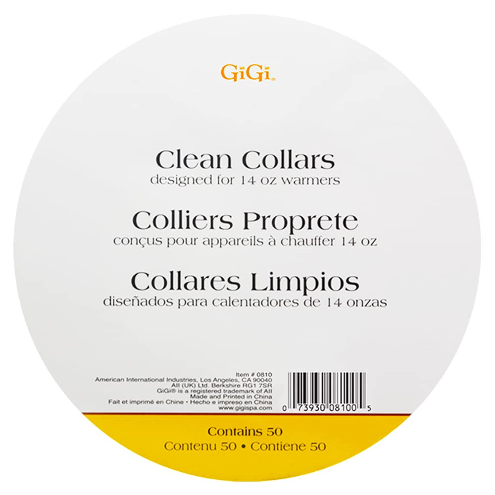 Clean Collars for 14-Ounce Wax Warmers, 50 Pieces