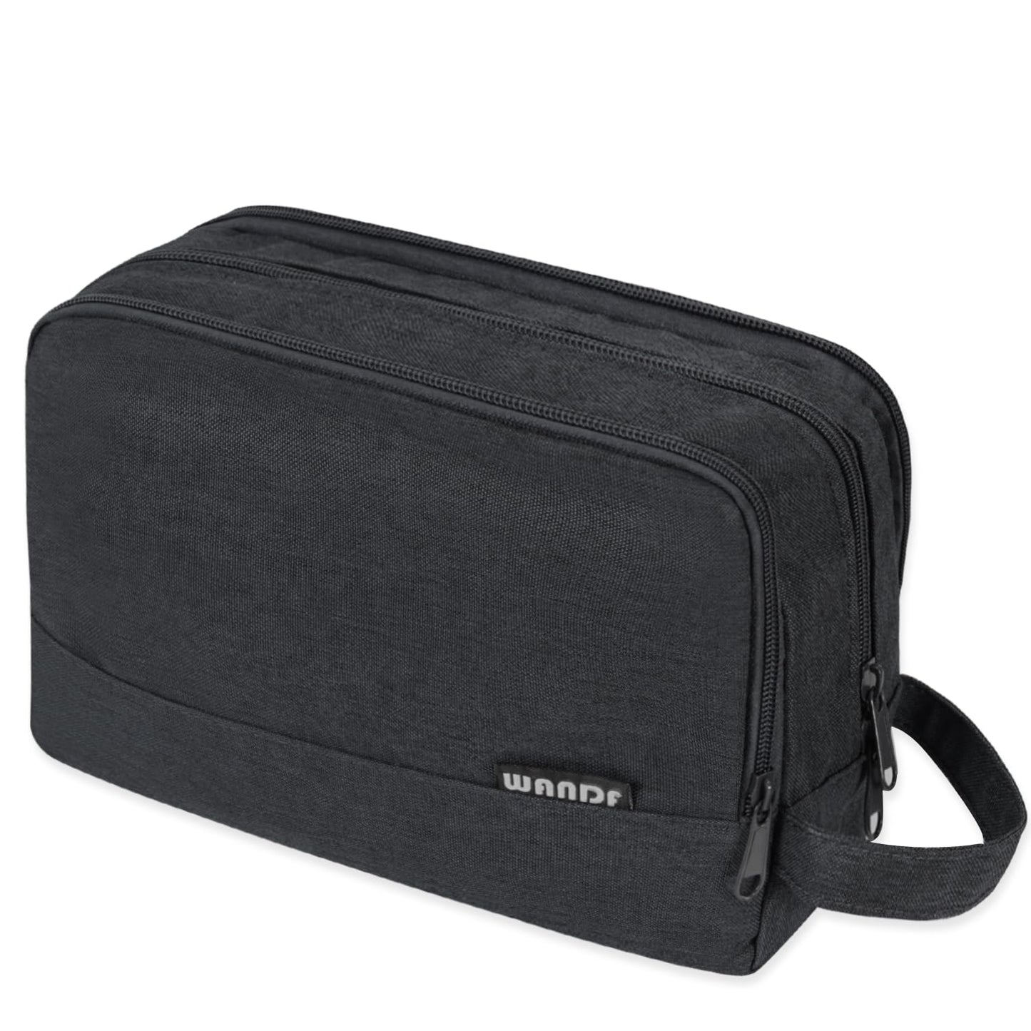 Toiletry Bag for Men Hanging Dopp Kit Water Resistant Shaving Bag Small Toiletry Bag for Traveling (Denim Grey)