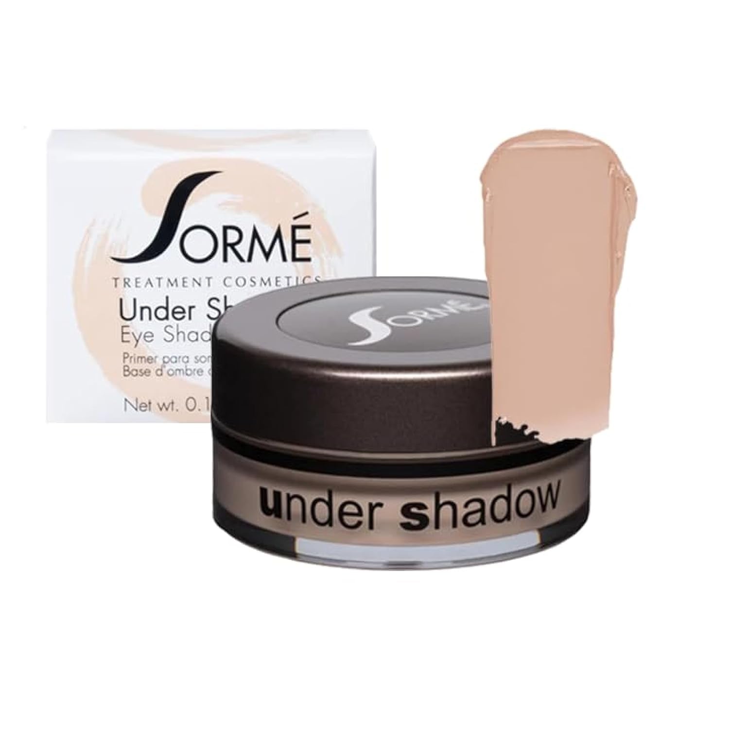 Sorme Treatment Cosmetics under Shadow Primer (0.18 Oz) | Neutralizing Eyelid Primer for Crease-Proof Eye Makeup | Hydrating Cream Eyeshadow Primer | Cruelty-Free Eyeshadow Base and under Eye Primer