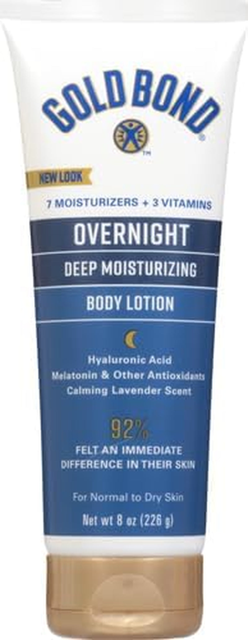 Overnight Deep Moisturizing Lotion, 8 Oz., Skin Therapy Lotion with Calming Scent