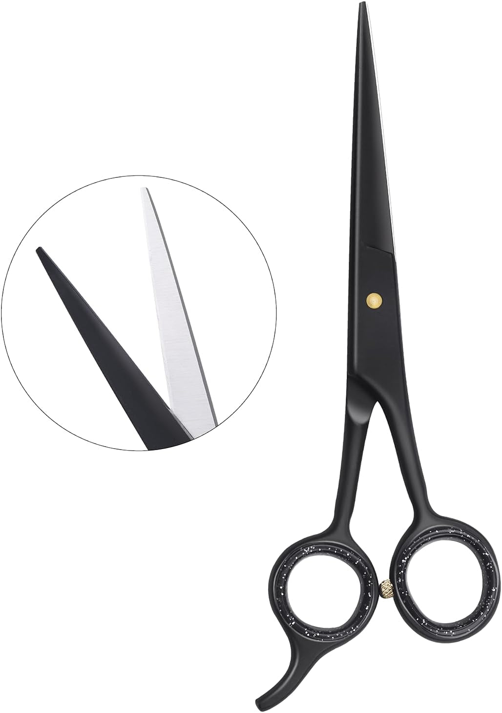 Professional Hair Cutting Shears 6.5'' Stainless Steel Sharp - Smooth Razor Edge Series Shears for Hair Cutting, Hair Cut Scissor for Women & Men and Salon (Barber Scissors)