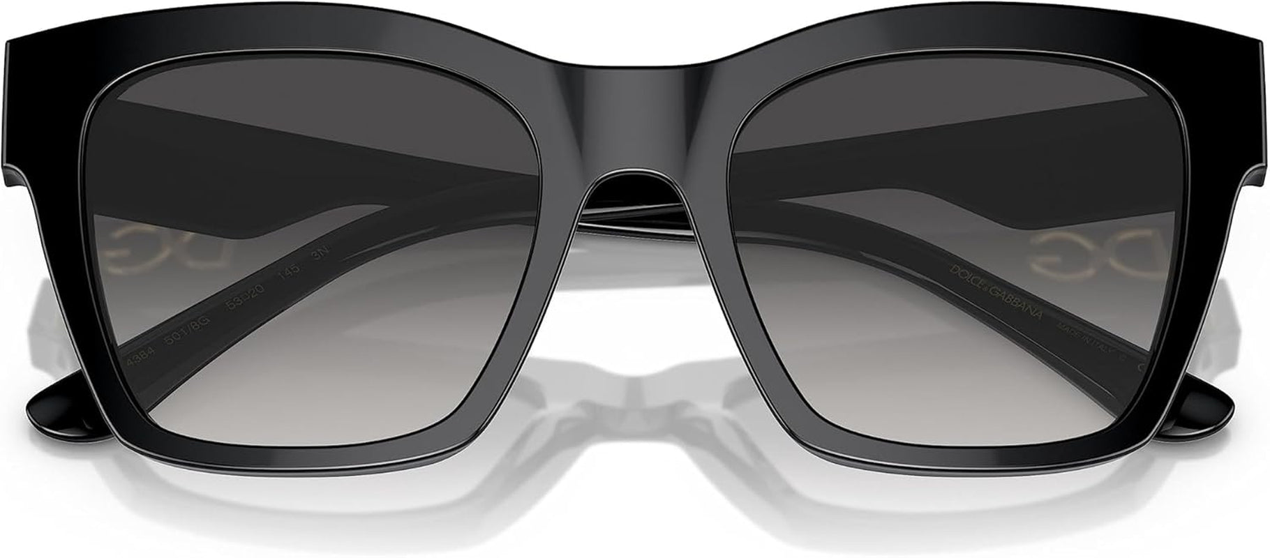 Women'S round Fashion Sunglasses, Black/Grey Gradient, One Size