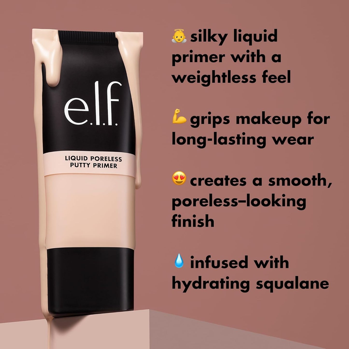 Liquid Poreless Putty Primer, Lightweight Face Primer for Long-Lasting Makeup Wear, Creates a Smooth Complexion, Vegan & Cruelty-Free