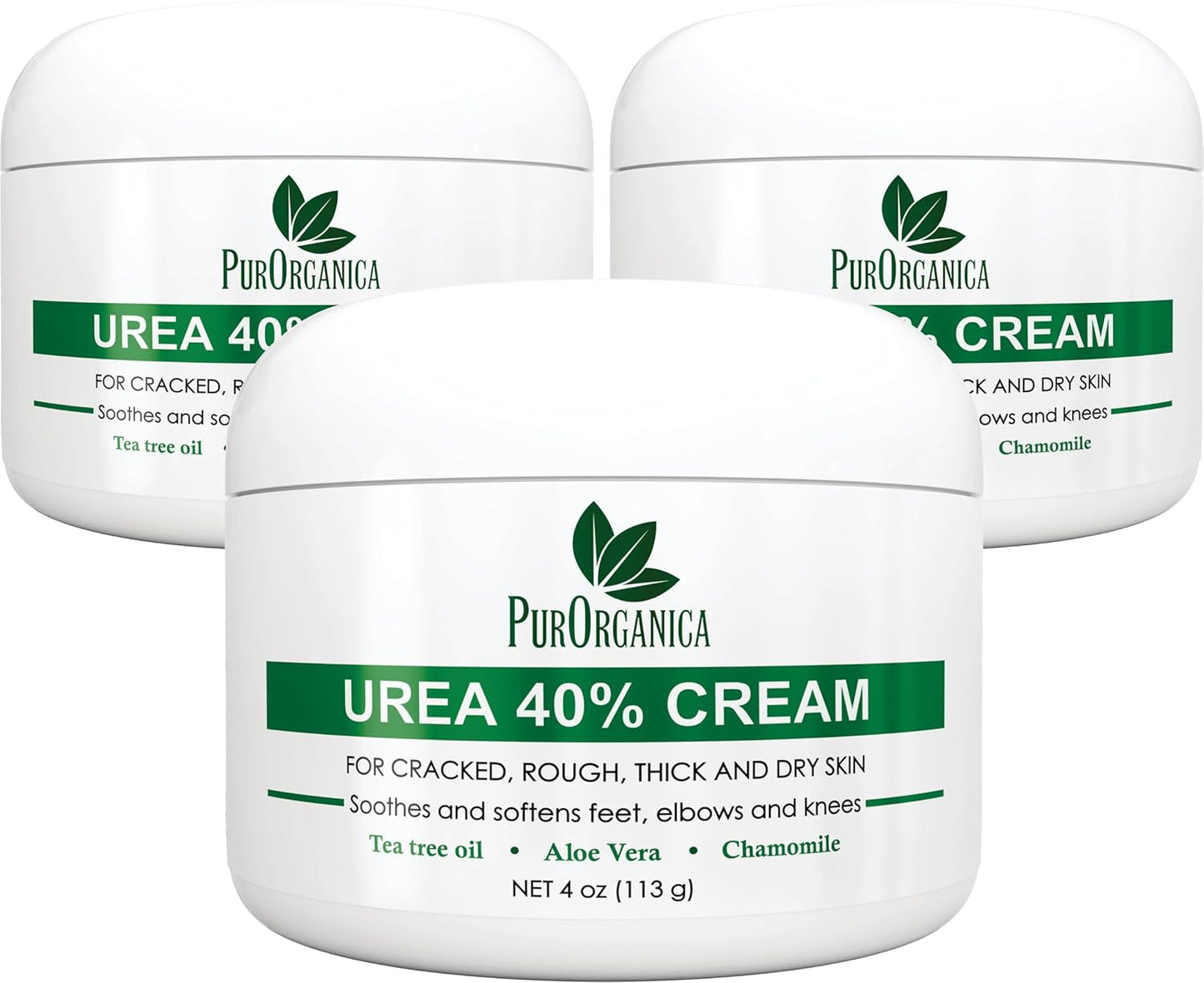 Urea 40% Cream – Made in USA – Foot Cream for Thick, Cracked, Rough, Dead & Dry Skin - Corn, Callus and Dead Skin Remover, Toenail Softener, Moisturizer for Feet, Elbows, Hands and Knees