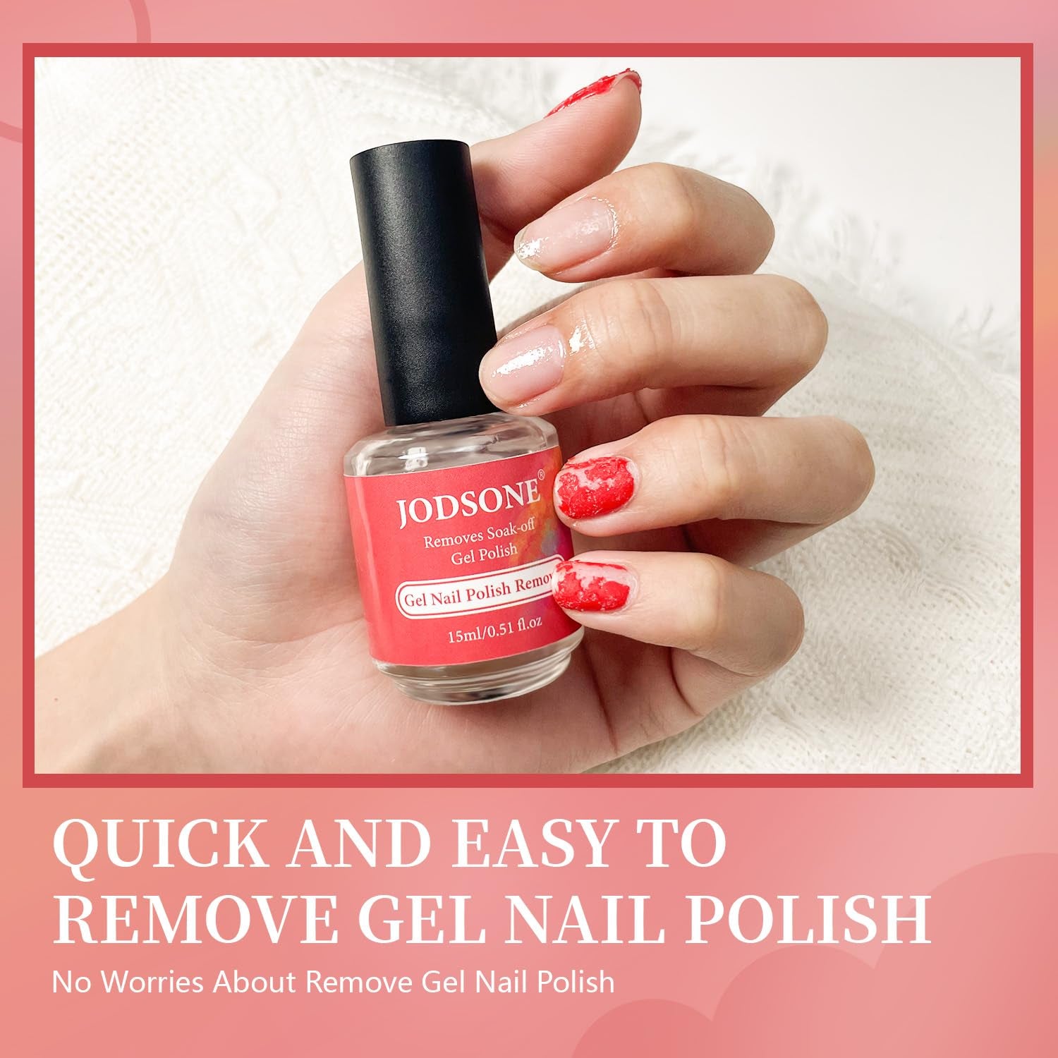 15ML Gel Nail Polish Remover No Need Soaking or Wrapping Gel Remover for Nails 3-5 Minutes Gel Nail Remover Easy and Quick Remove Gel Polish