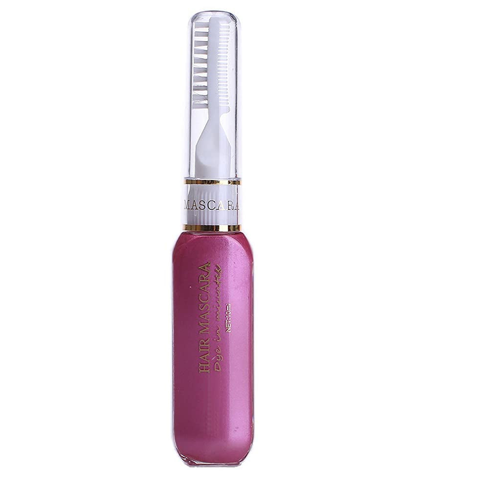 Temporary Hair Mascara Washable Temporary Hair Color Chalk Hair Dye Stick Non-Toxic Instant Dye(Silver Gray)