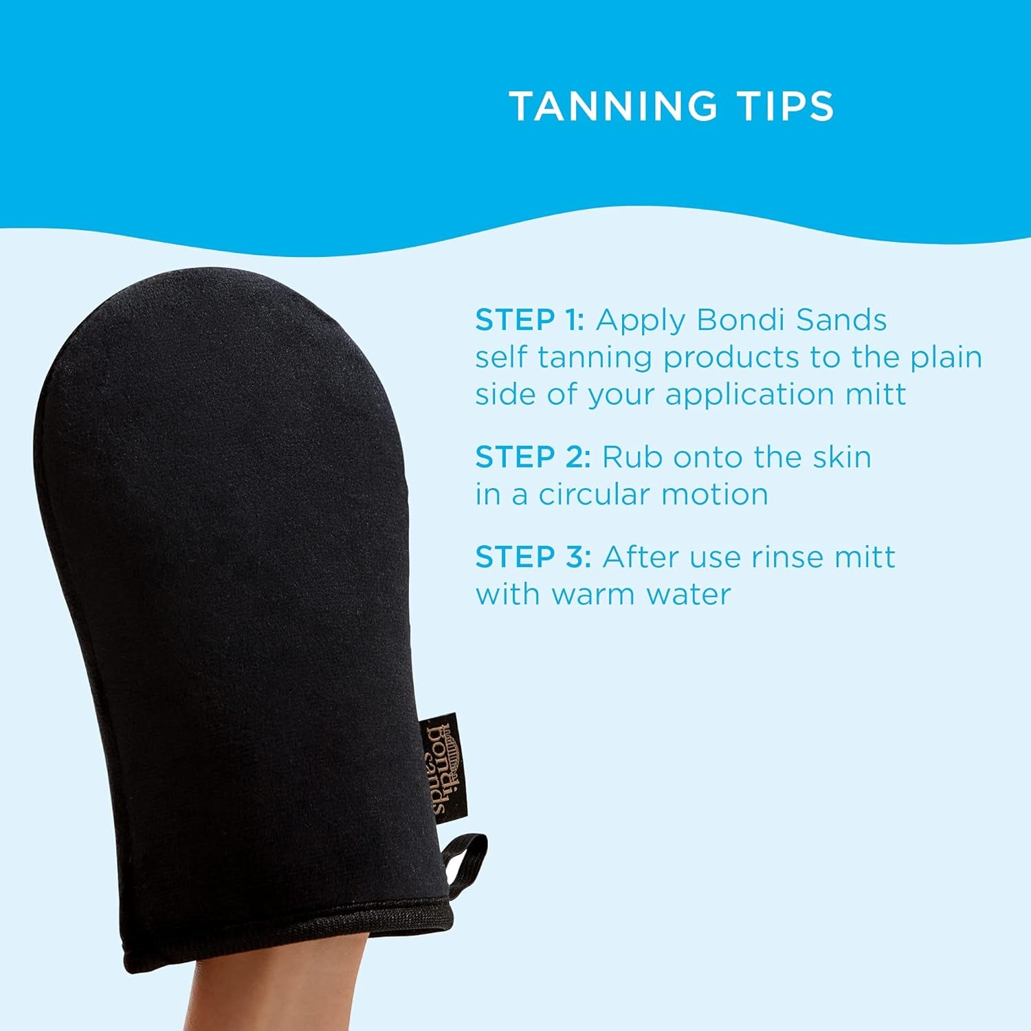 Self-Tanning Mitt | Reusable Applicator Glove Evenly Applies Self-Tanner for a Natural, Bronzed, Streak-Free Appearance | Includes 1 Mitt