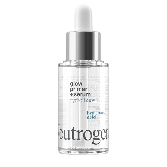 Hydro Boost Glow Booster Primer & Serum, Hydrating & Moisturizing Face Serum-To-Primer Hybrid, Infused with Purified Hyaluronic Acid & Designed to Instantly Hydrate, 1.0 Fl. Oz