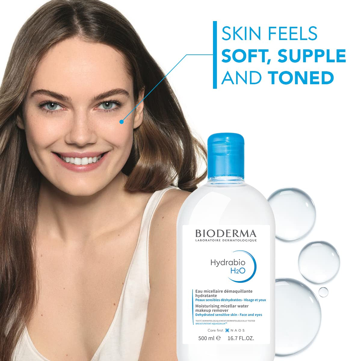 - Hydrabio H2O Micellar Water - Face Cleanser and Makeup Remover - Micellar Cleansing Water for Dehydrated Sensitive Skin