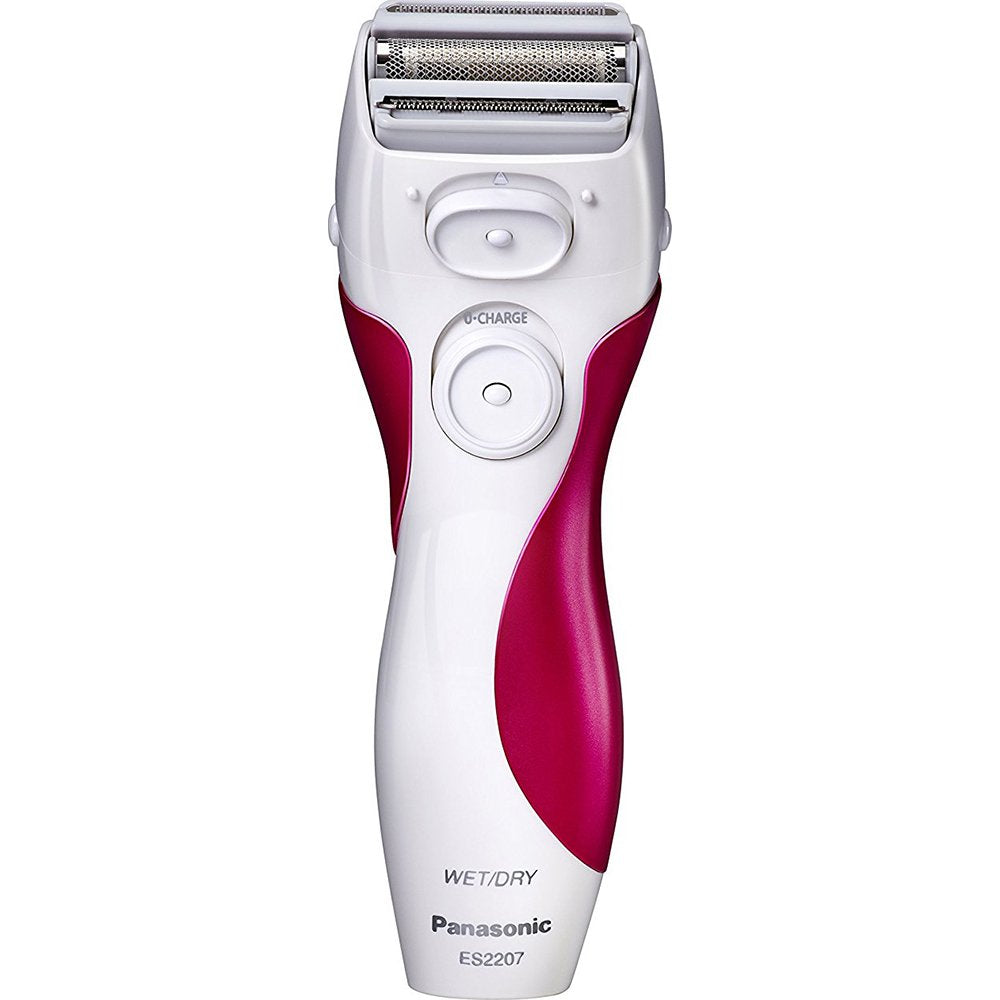 Electric Razor for Women, Cordless 3-Blade Shaver with Pop-Up Trimmer, Wet Dry Operation - ES-AWL6AG (Mint)