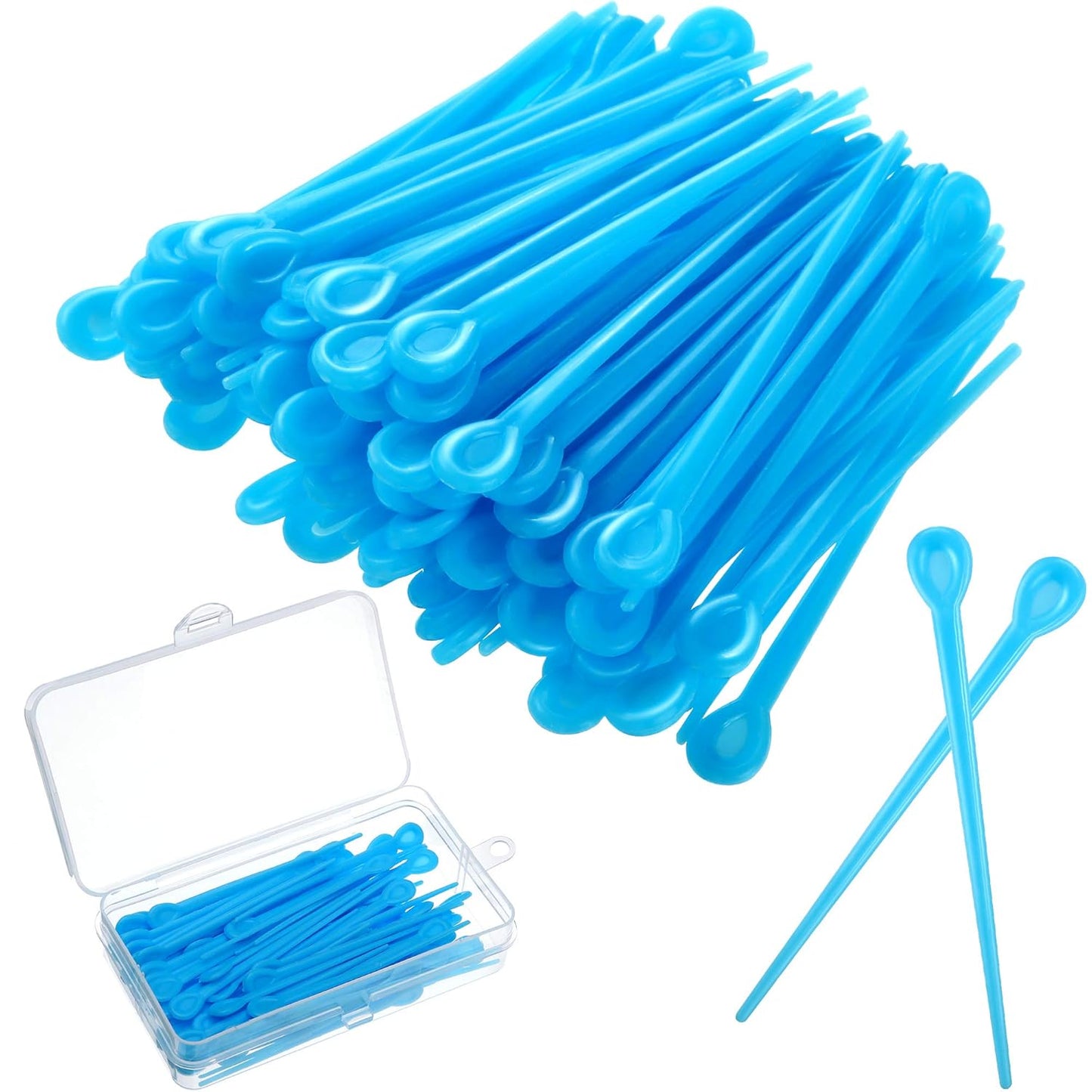 180 Pieces Brush Roller Pick Plastic Roller Pick Hair Curler Pin for Hair Curling Styling Accessories Present(Null)